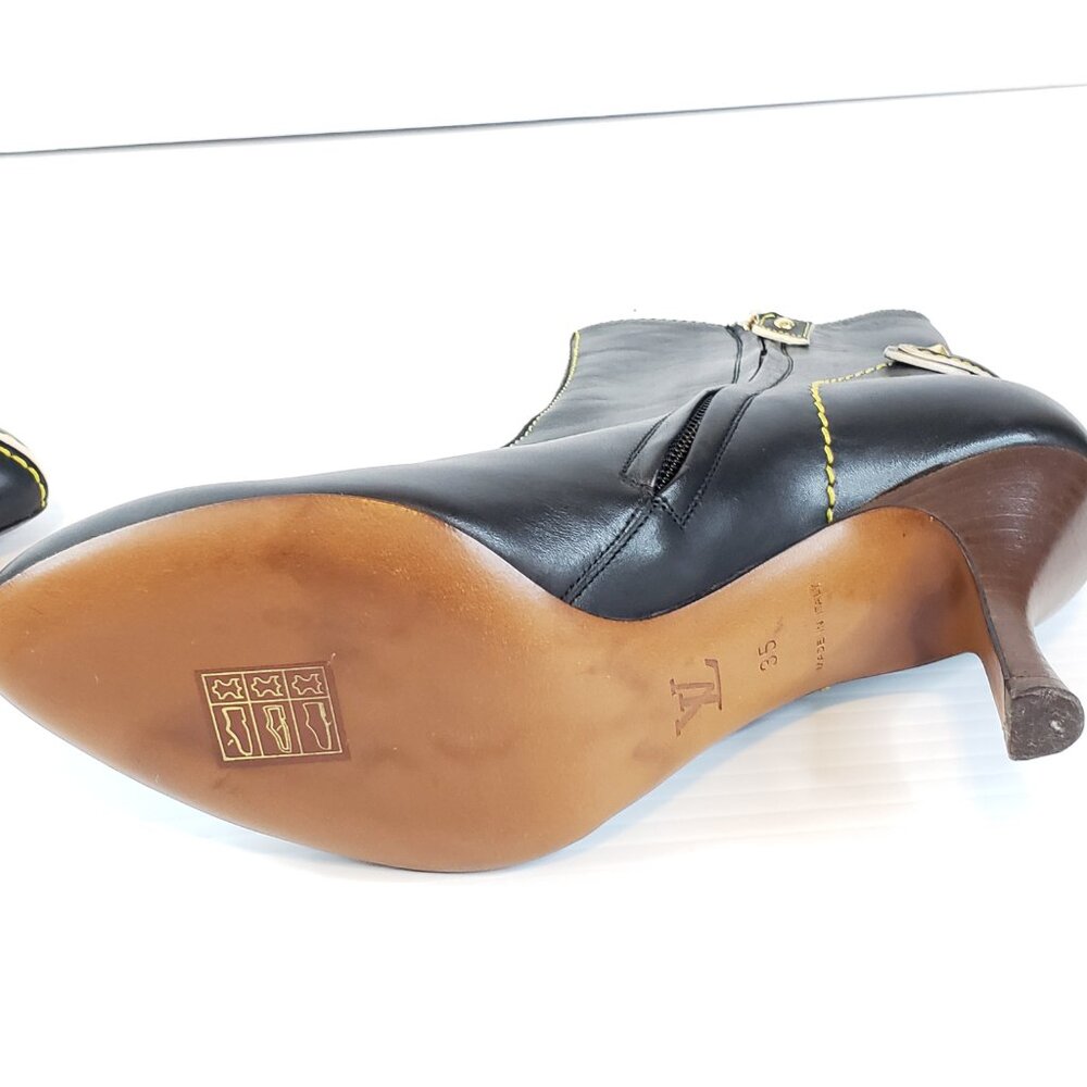 Louis Vuitton Boots Women Black Leather (calf) - FCM192 - Picture 10 of 12